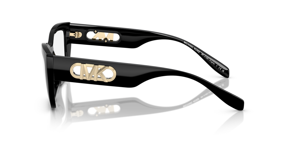 Prescription glasses michael kors mk4149u puglia 3005 negro rectangular femenino size 54mm - Detailed view