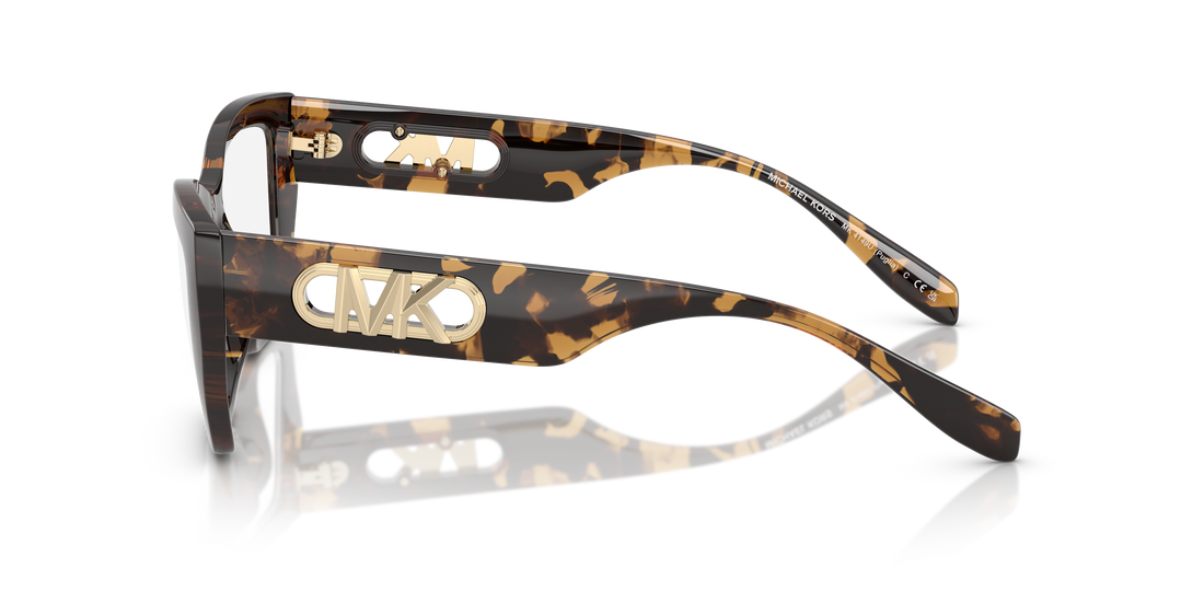Prescription glasses michael kors mk4149u puglia 3006 havana rectangular femenino size 52mm - Detailed view