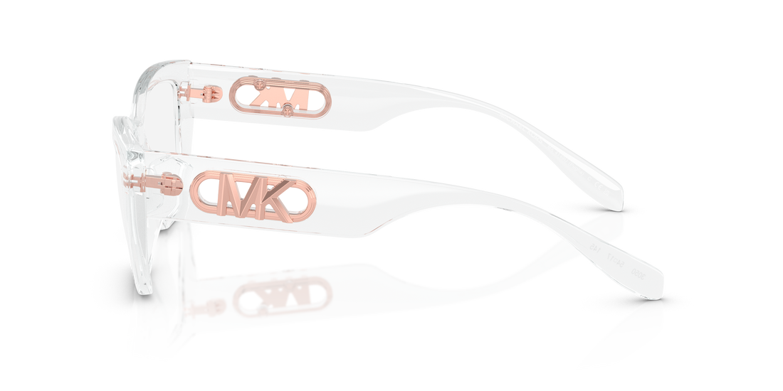 Prescription glasses michael kors mk4149u puglia 3050 transparente rectangular femenino size 52mm - Detailed view