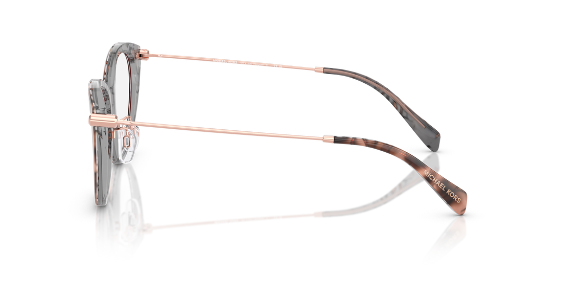 Prescription glasses michael kors mk4153d yangtze 4017 havana cat eye femenino size 54mm - Detailed view