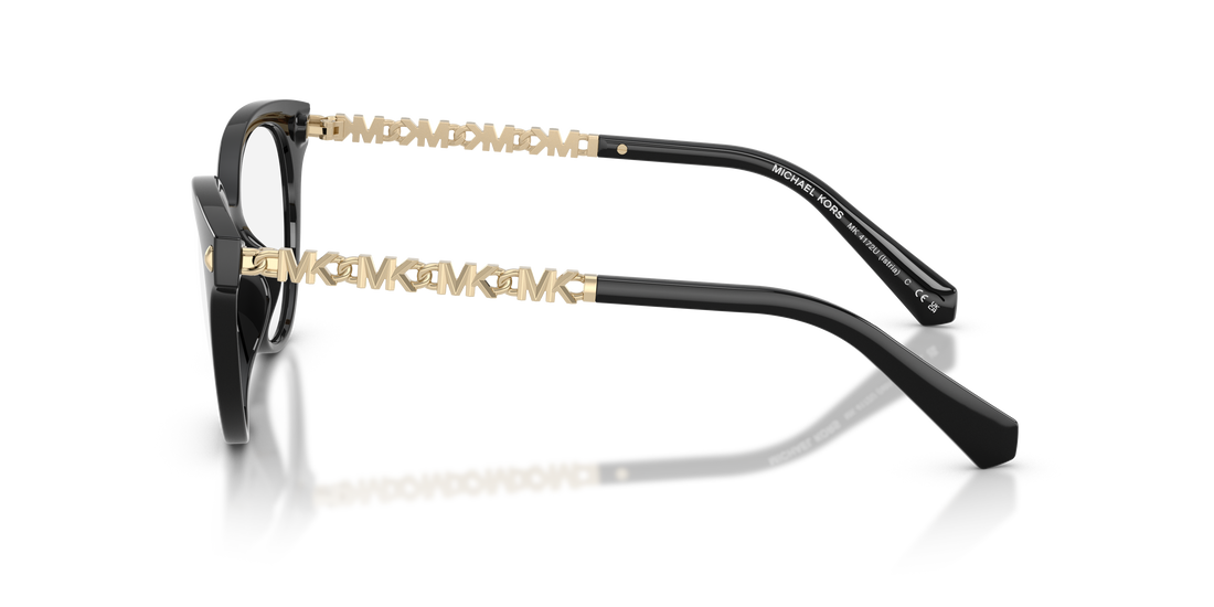 Brillen michael kors mk4172u istria 3005 negro round femenino größe 51mm - Detailansicht