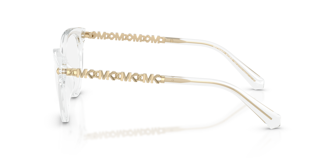 Brillen michael kors mk4172u istria 3015 transparente round femenino größe 51mm - Detailansicht