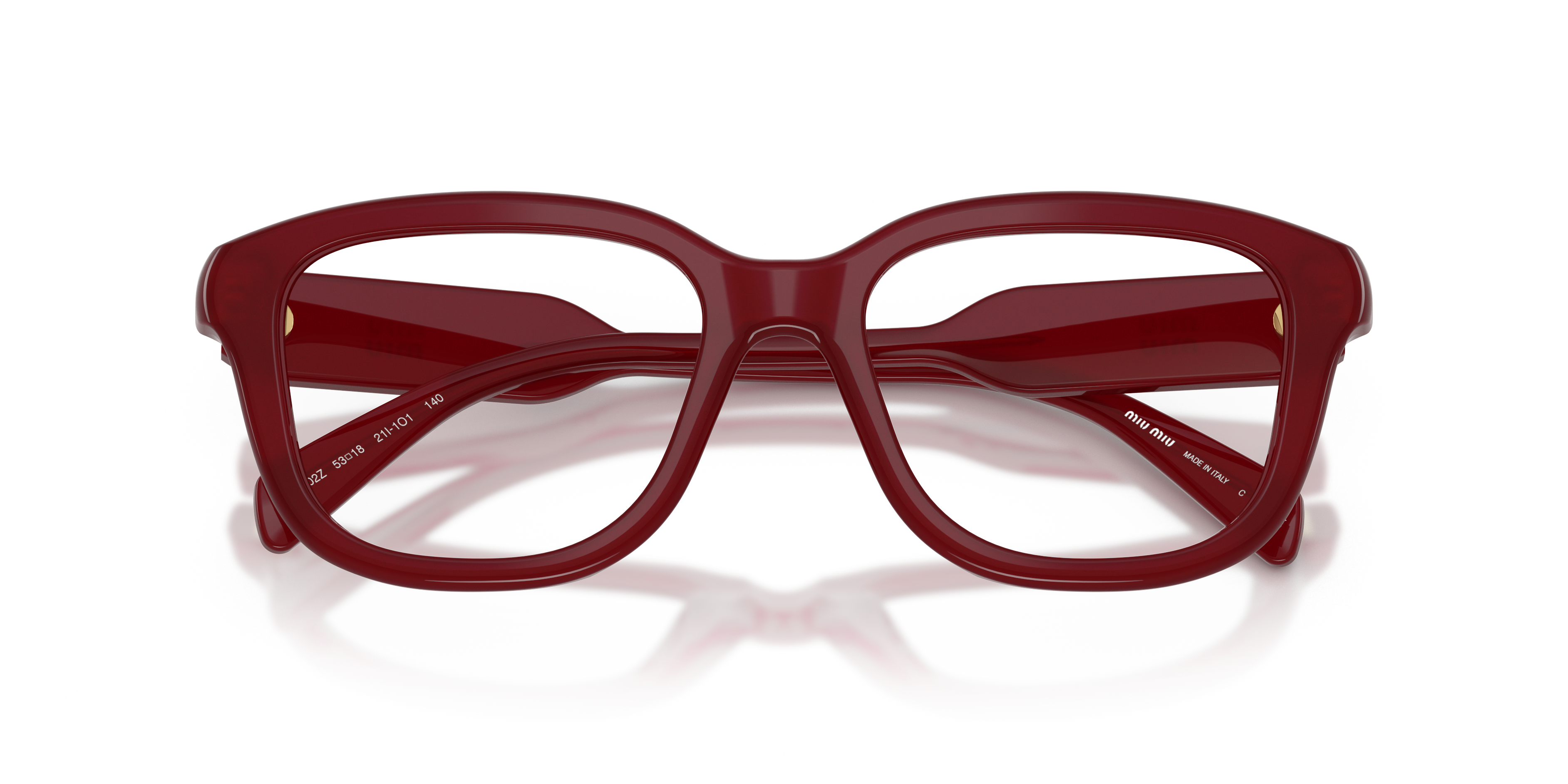 MIU MIU MU 02ZV 21I1O1 53