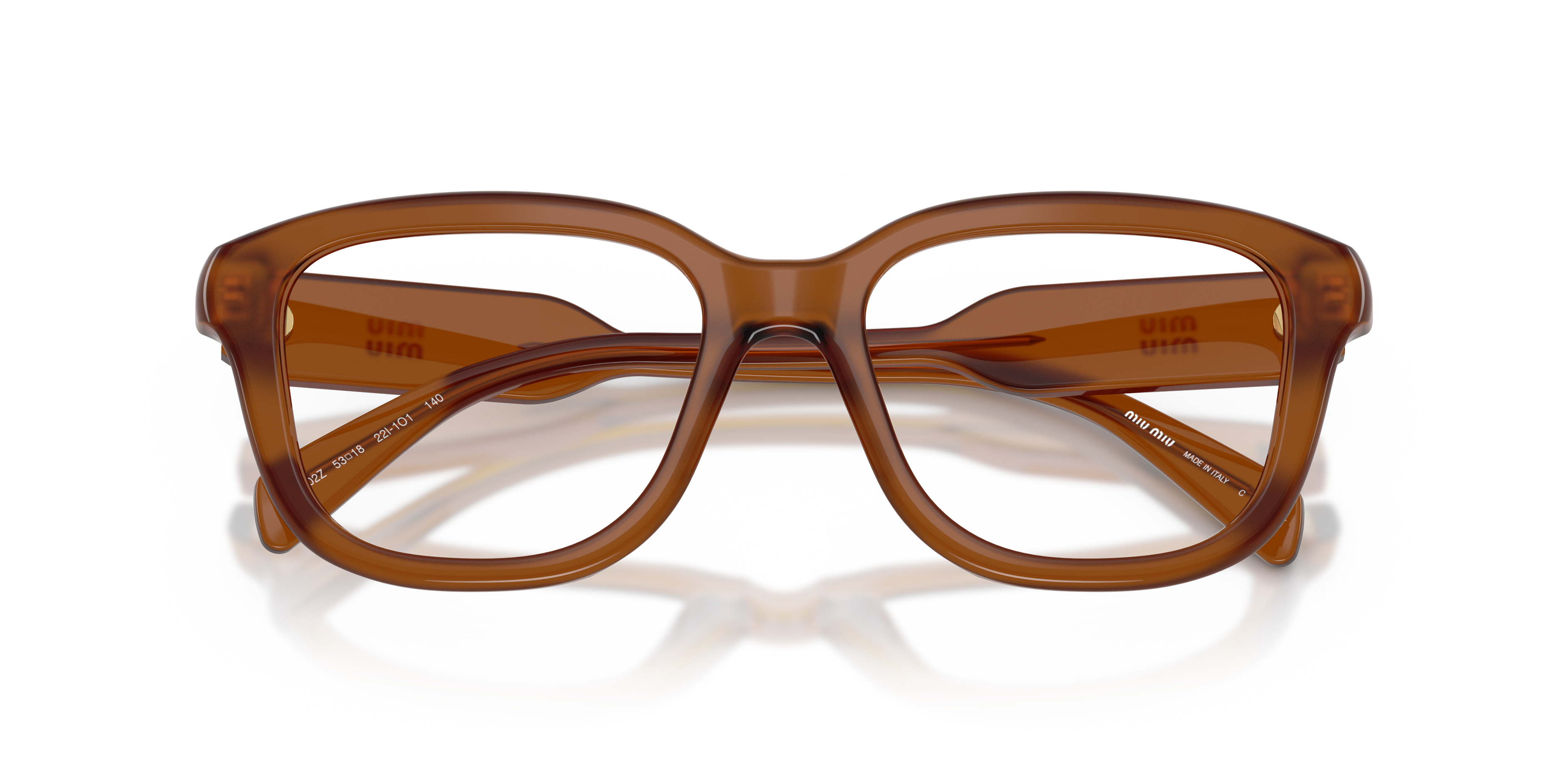 MIU MIU MU 02ZV 22I1O1 53