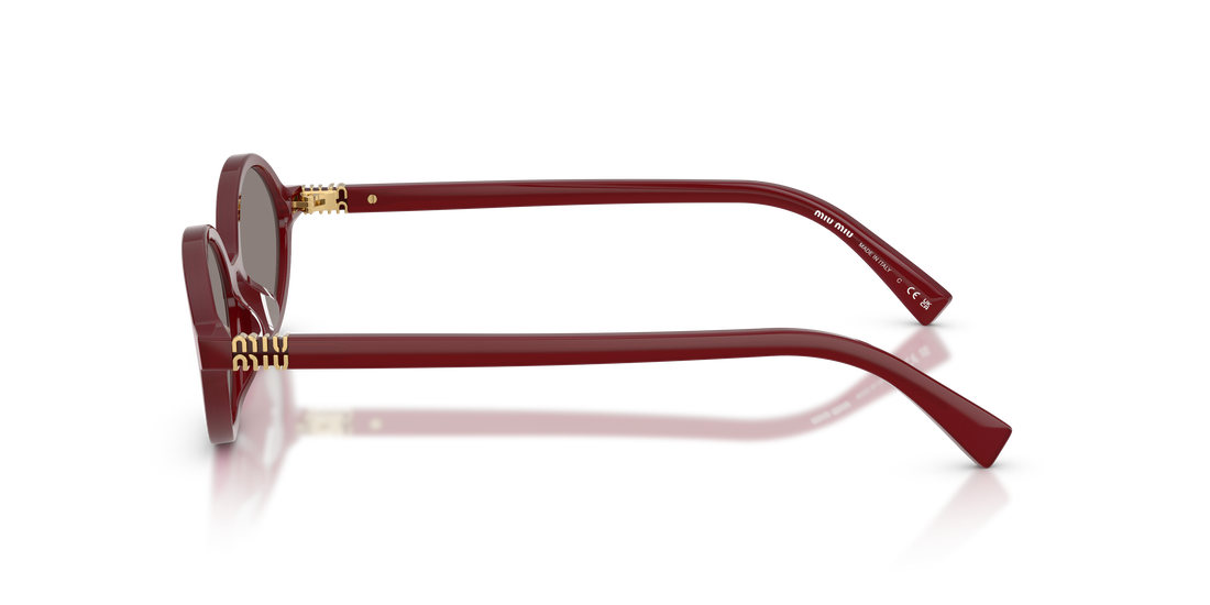 Gafas de sol miu miu mu 04zs 21i80q rojo oval femenino talla 50mm - Vista de detalle