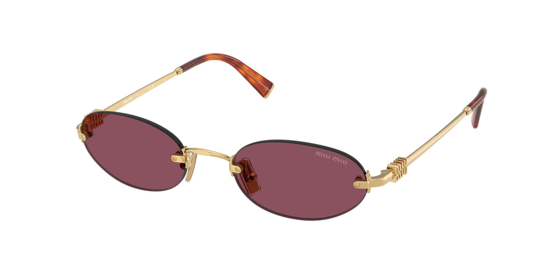 Occhiali da sole miu miu mu a54s 5ak20y dorado oval femenino taglia 51mm - Vista principale