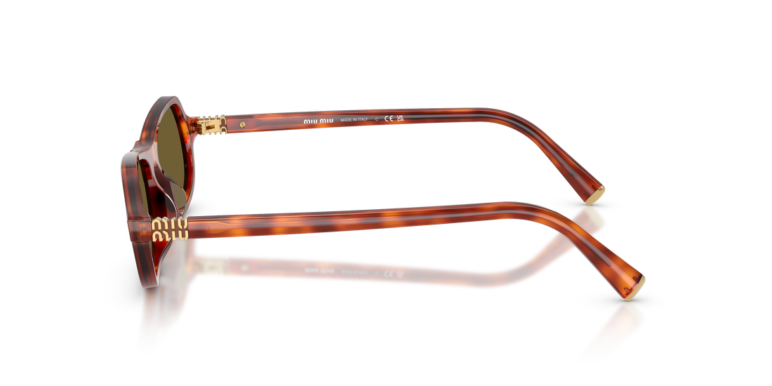 Sonnenbrillen miu miu mu b10su 11p09z marron irregular femenino größe 55mm - Detailansicht