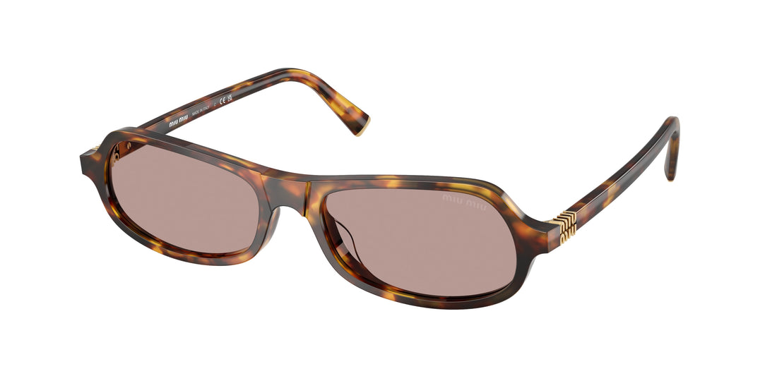 Sunglasses miu miu mu b10su 14l20i havana irregular femenino size 55mm - Main view
