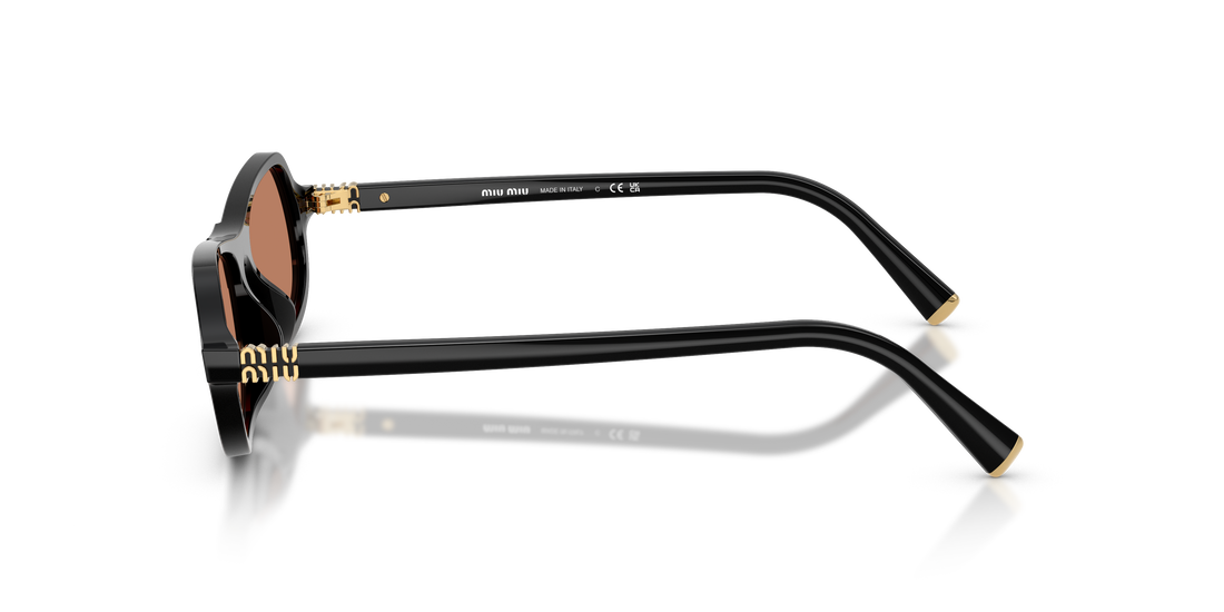 Sunglasses miu miu mu b10su 16k90q negro irregular femenino size 55mm - Detailed view