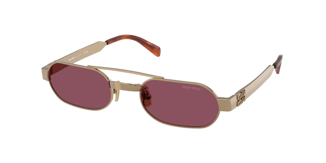 Sunglasses miu miu mu b52s 7oe30y marron oval femenino size 52mm - Main view