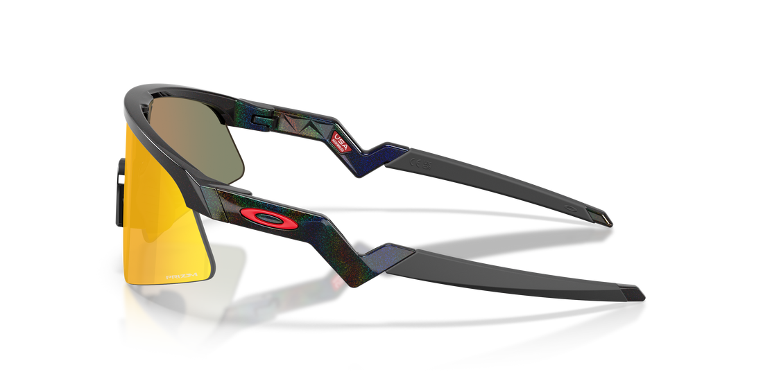 Óculos de sol oakley oj9015 resistor sweep 901509 negro rectangular infantil tamanho 28mm - Vista de detalhe