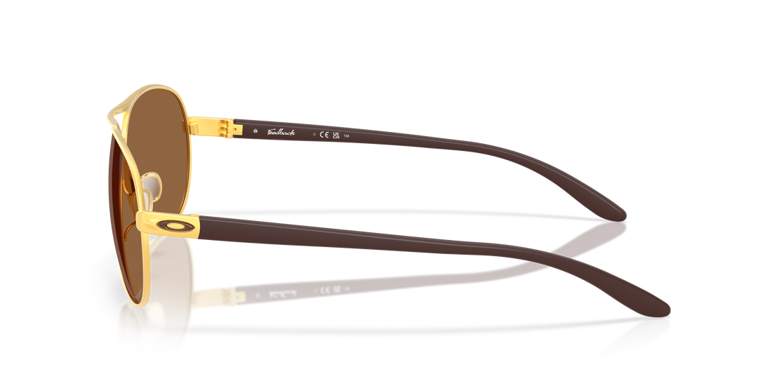 Lunettes de soleil oakley oo4079 feedback 407951 oro round femenino taille 59mm - Vue détaillée