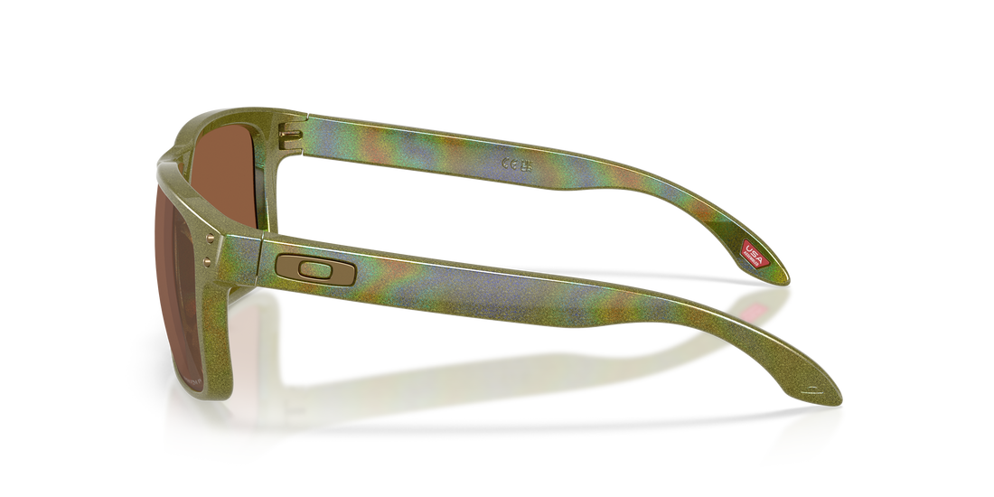 Óculos de sol oakley oo9102 holbrook 9102an verde square masculino tamanho 55mm - Vista de detalhe