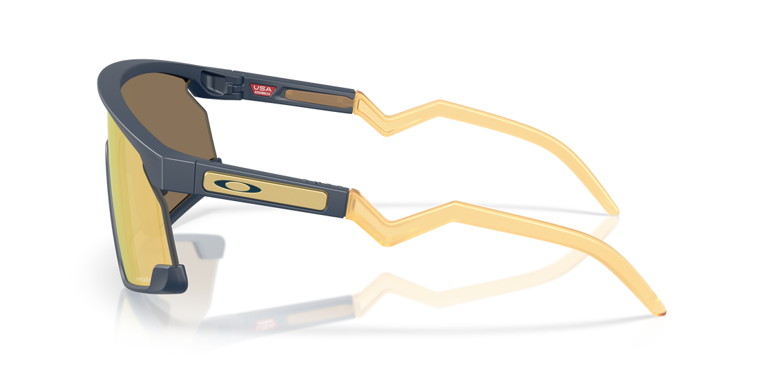 Óculos de sol oakley oo9280 bxtr 928020 azul shield unisex tamanho 39mm - Vista de detalhe