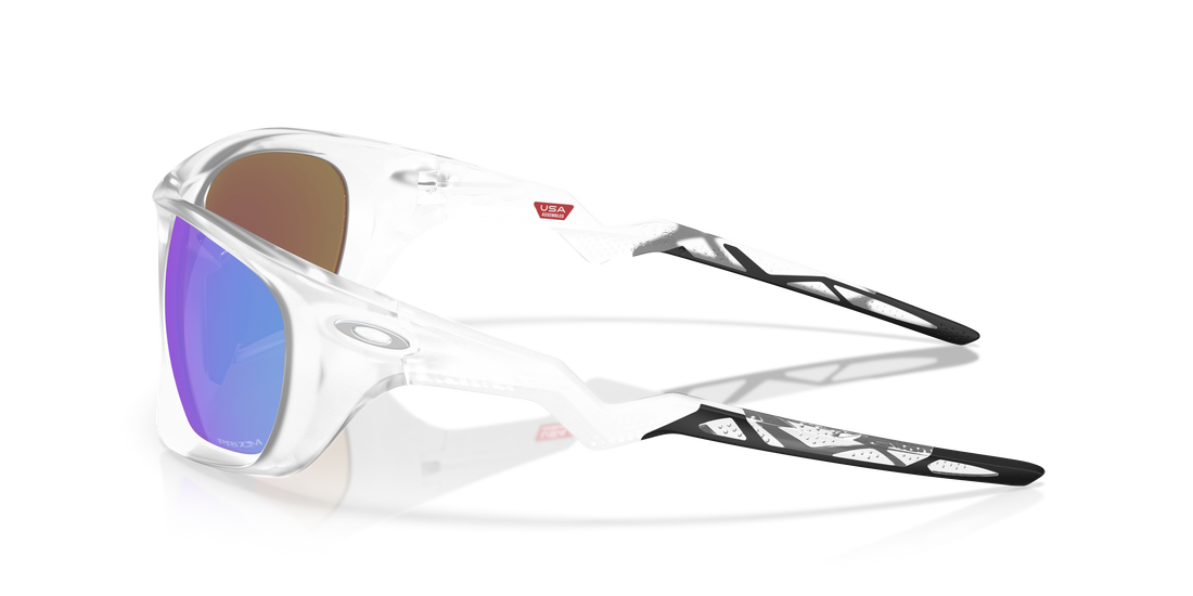 Occhiali da sole oakley oo9431 lateralis 943106 transparente rectangular masculino taglia 60mm - Vista dettagliata