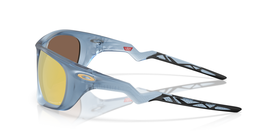 Óculos de sol oakley oo9431 lateralis 943115 azul rectangular masculino tamanho 60mm - Vista de detalhe