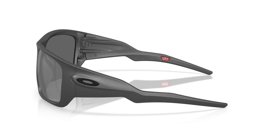 Óculos de sol oakley oo9486 masseter 948602 gris rectangular masculino tamanho 60mm - Vista de detalhe