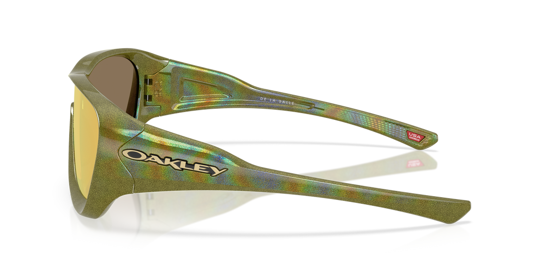 Óculos de sol oakley oo9493 de la salle 949305 verde rectangular unisex tamanho 30mm - Vista de detalhe