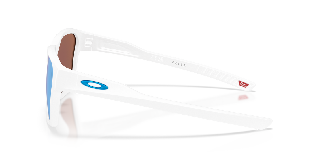 Óculos de sol oakley oo9497 briza 949704 blanco square masculino tamanho 58mm - Vista de detalhe