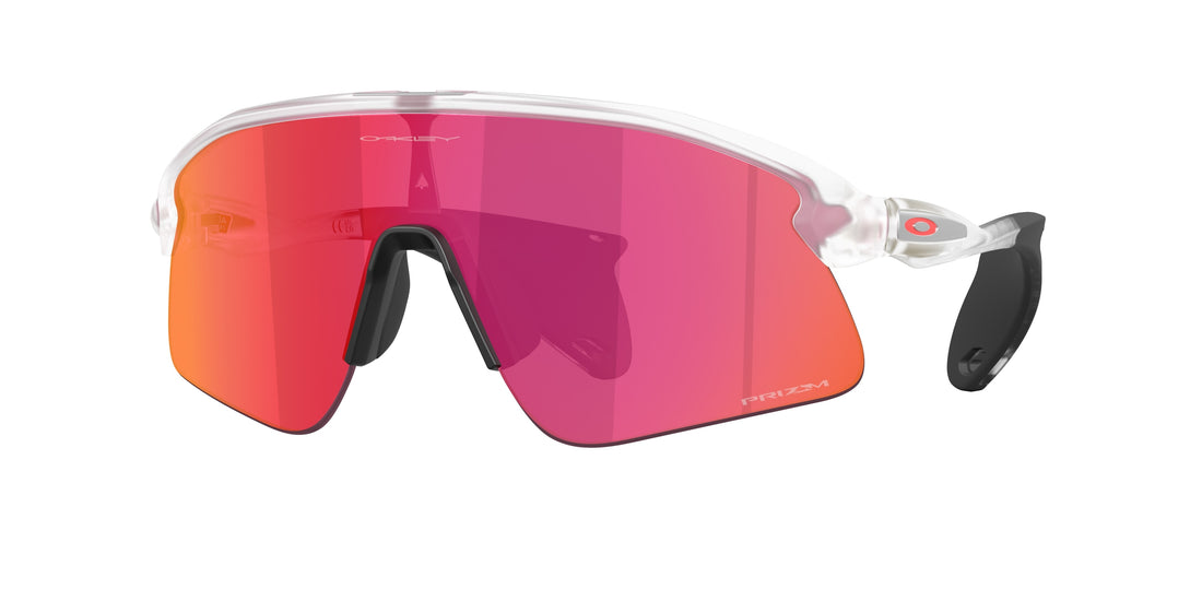Óculos de sol oakley oo9517 stunt devil 951710 transparente rectangular unisex tamanho 39mm - Vista principal