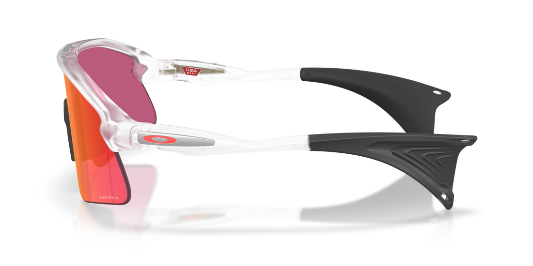 Óculos de sol oakley oo9517 stunt devil 951710 transparente rectangular unisex tamanho 39mm - Vista de detalhe