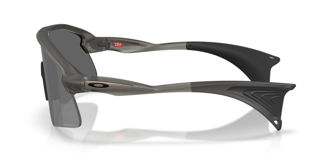 Óculos de sol oakley oo9518 stunt devil s 951801 gris rectangular unisex tamanho 36mm - Vista de detalhe