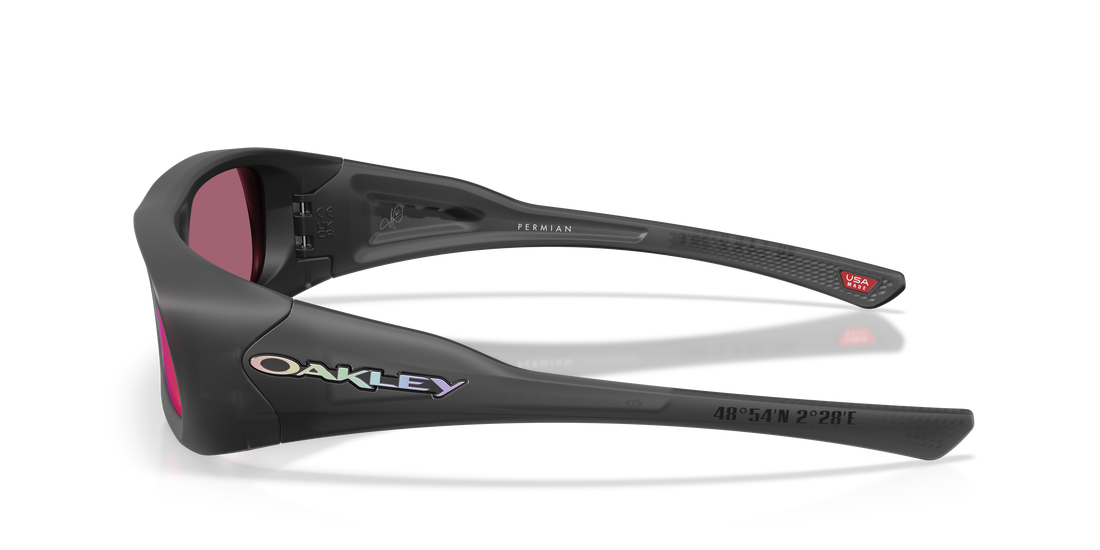 Óculos de sol oakley oo9520 permian 952007 negro rectangular unisex tamanho 59mm - Vista de detalhe