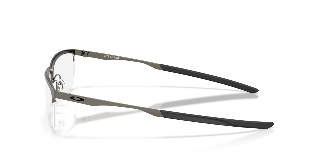 Óculos graduados oakley ox3141 liteboard 314104 gris rectangular unisex tamanho 55mm - Vista de detalhe