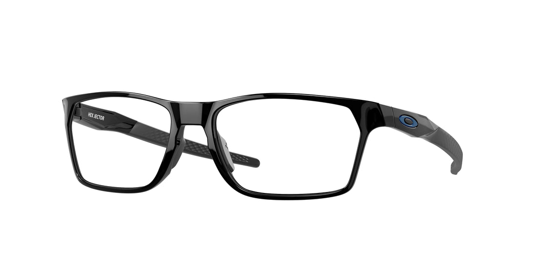 Prescription glasses oakley ox8032 hex jector 803204 negro rectangular masculino size 53mm - Main view