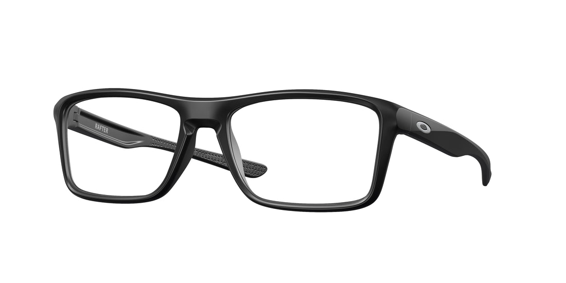 Prescription glasses oakley ox8178 rafter 817801 negro rectangular masculino size 59mm - Main view