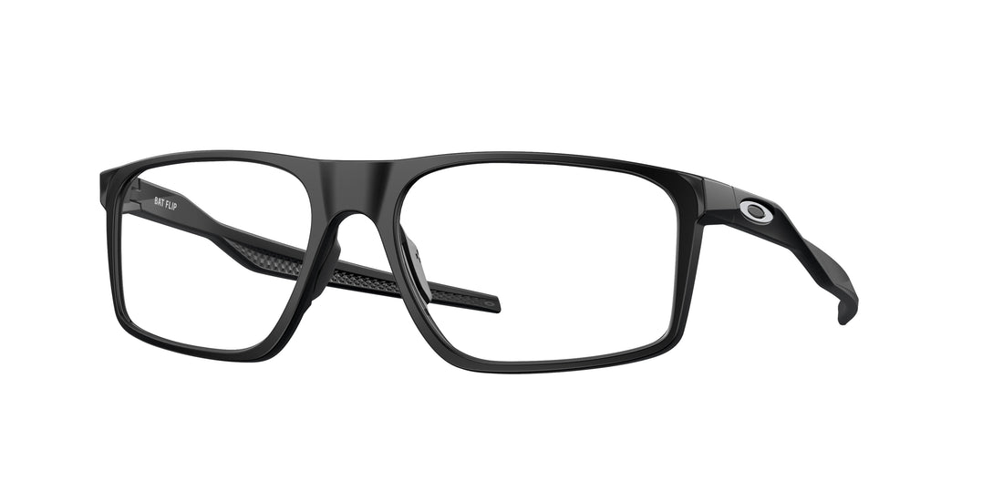 Prescription glasses oakley ox8183 bat flip 818301 negro rectangular masculino size 54mm - Main view