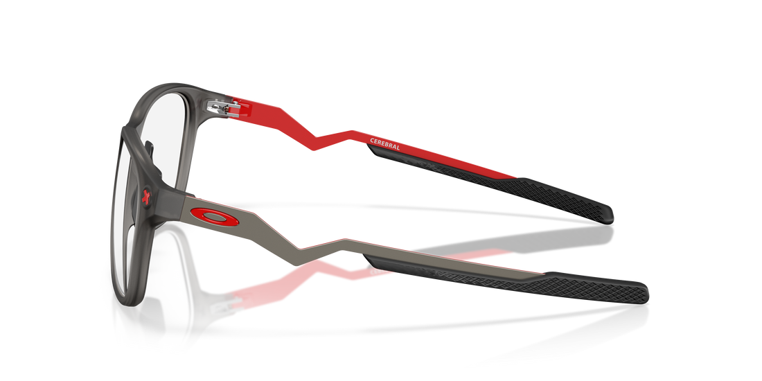 Brillen oakley ox8187 cerebral 818702 gris rectangular masculina größe 57mm - Detailansicht