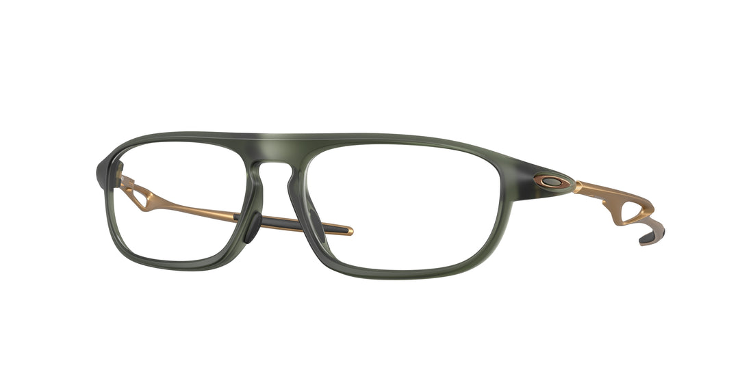 Prescription glasses oakley ox8203 neomata 820304 verde rectangular unisex size 55mm - Main view