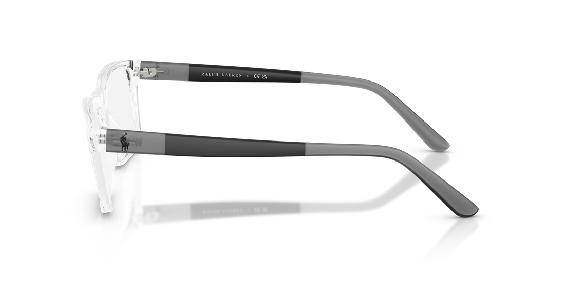 Occhiali da vista polo ph2212 5869 transparente rectangular masculino taglia 57mm - Vista dettagliata