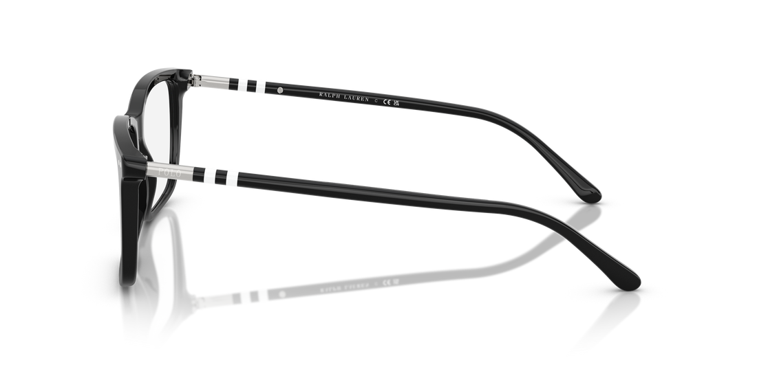 Occhiali da vista polo ph2287 5001 negro rectangular masculino taglia 55mm - Vista dettagliata