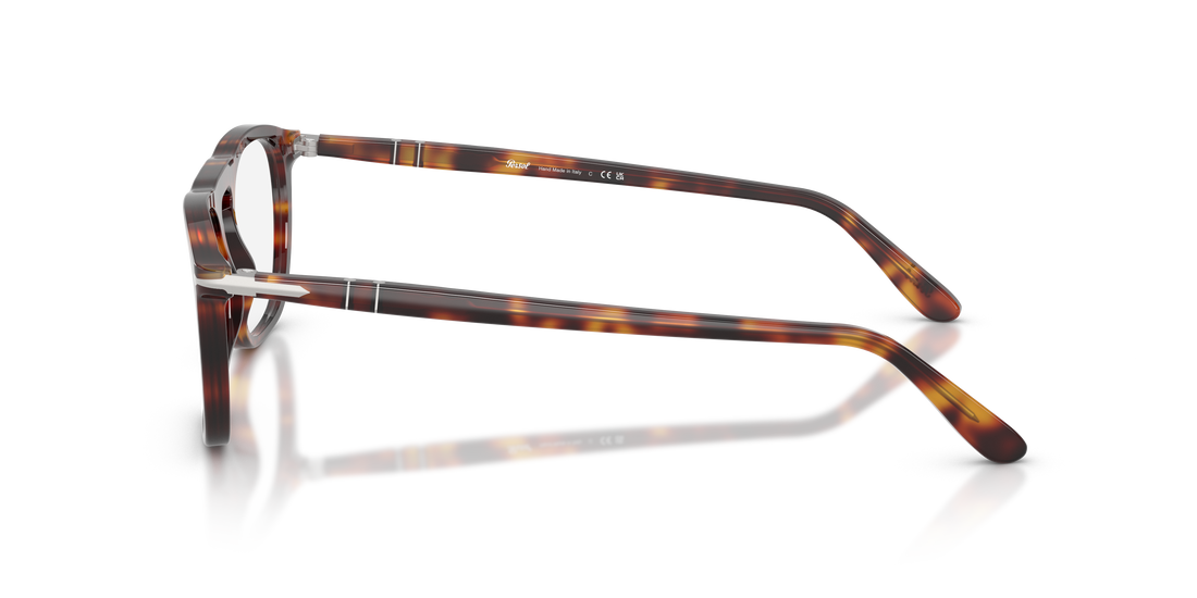 Occhiali da vista persol po3391v 24 havana square unisex taglia 53mm - Vista dettagliata
