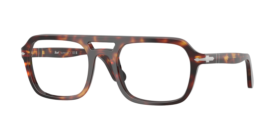 Occhiali da vista persol po3394v 24 havana square unisex taglia 56mm - Vista principale