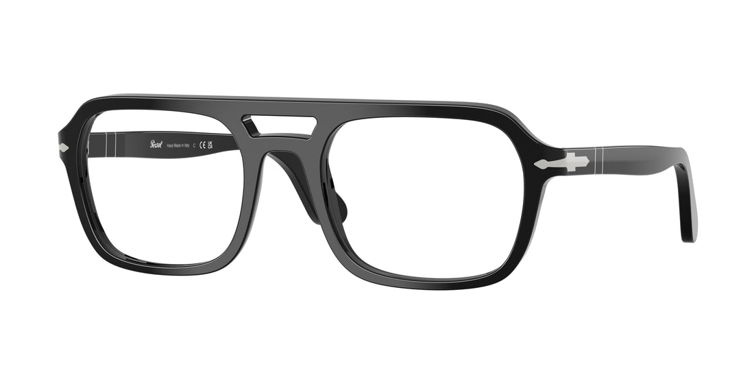 Occhiali da vista persol po3394v 95 negro square unisex taglia 56mm - Vista principale