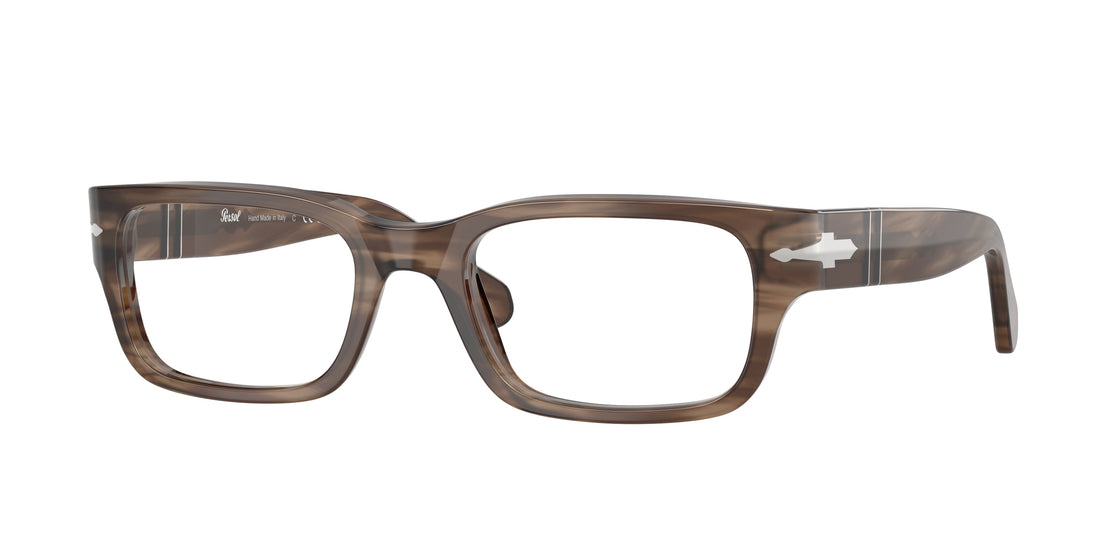 Occhiali da vista persol po3399v 1208 havana rectangular unisex taglia 55mm - Vista principale