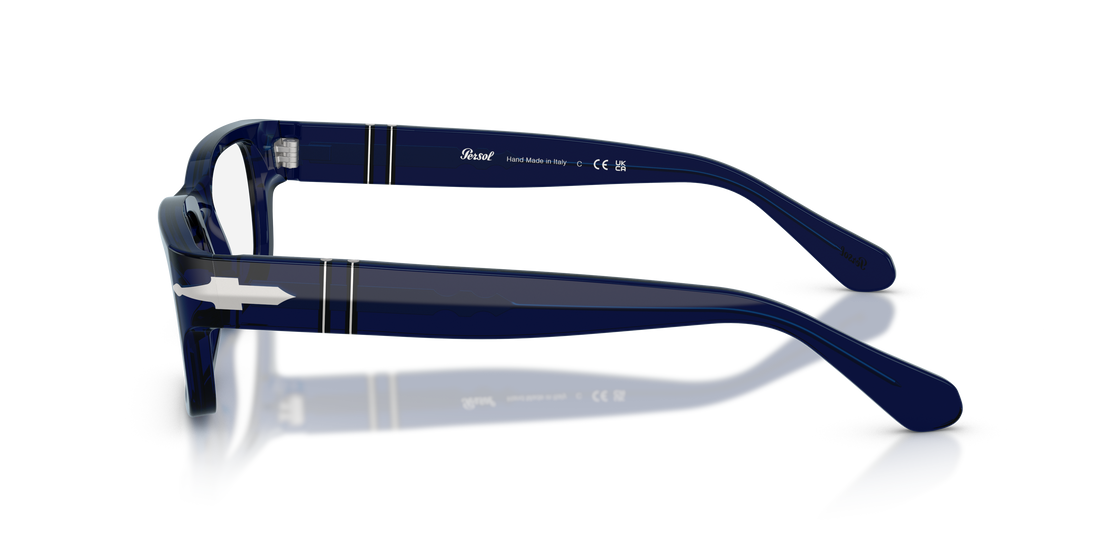 Occhiali da vista persol po3399v 181 azul rectangular unisex taglia 55mm - Vista dettagliata