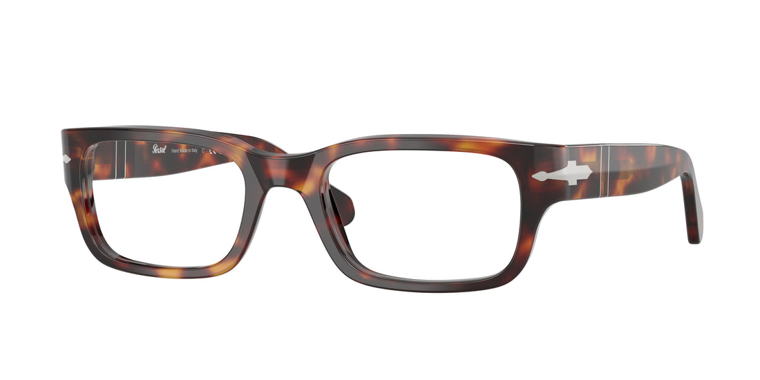 Occhiali da vista persol po3399v 24 havana rectangular unisex taglia 55mm - Vista principale