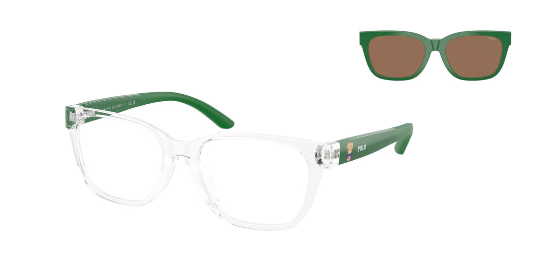 Occhiali da sole polo pp9511u 500273 transparente square infantil taglia 51mm - Vista principale
