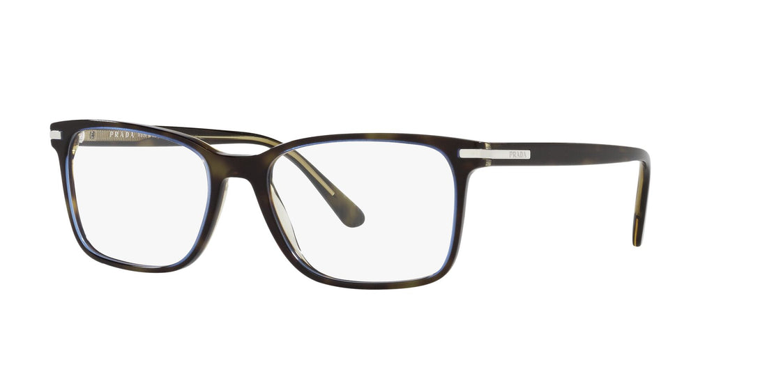 Brillen prada pr 14wv zxh1o1 dorado rectangular masculino größe 56mm - Hauptansicht