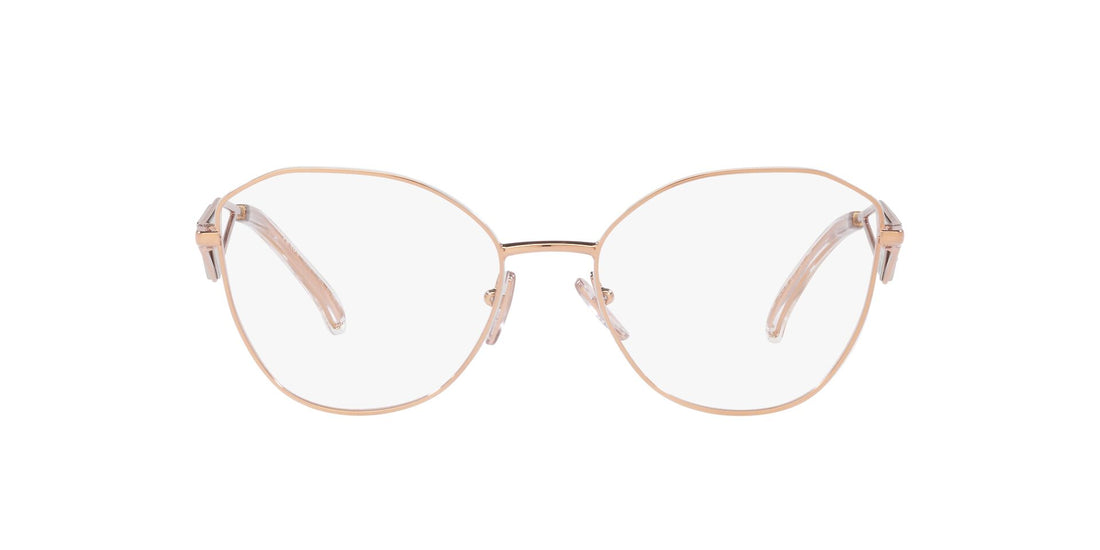 Occhiali da vista prada pr 52zv svf1o1 dorado irregular femenina taglia 55mm - Vista dettagliata
