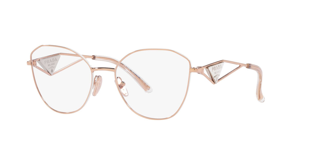 Occhiali da vista prada pr 52zv svf1o1 dorado irregular femenina taglia 55mm - Vista principale