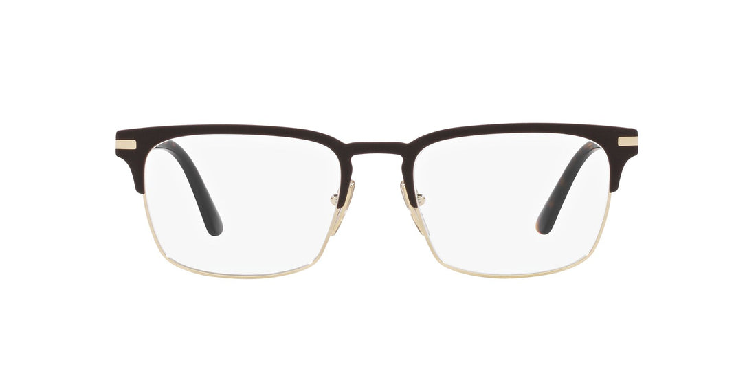 Brillen prada pr 58zv 01u1o1 dorado rectangular masculino größe 57mm - Detailansicht
