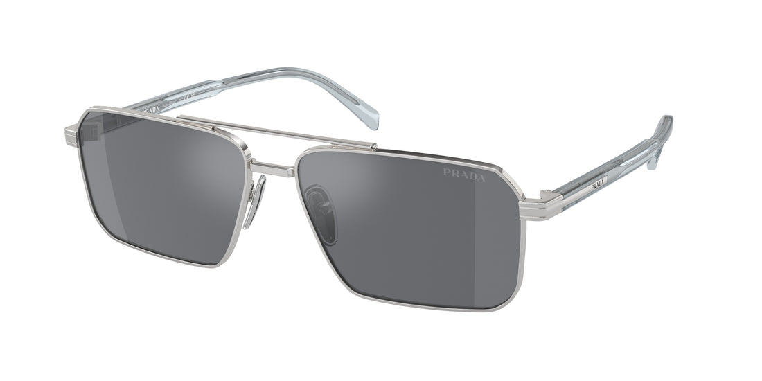 Occhiali da sole prada pr a57s 1bc175 plateado rectangular masculino taglia 61mm - Vista principale