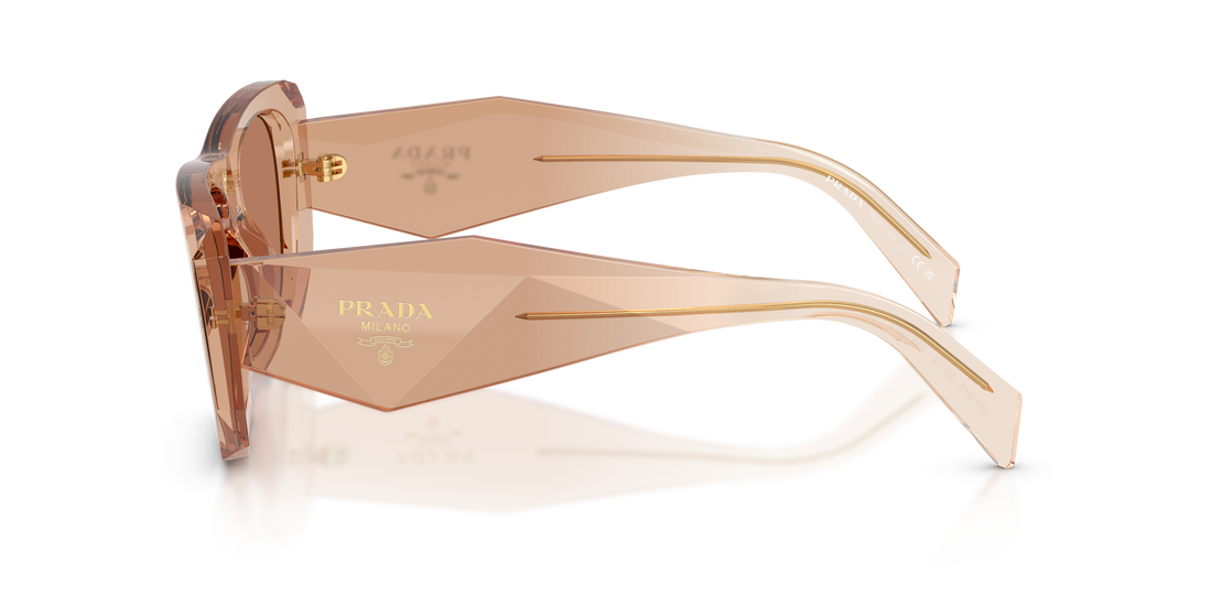 Occhiali da sole prada pr b18s 28e90q marron square femenino taglia 53mm - Vista dettagliata
