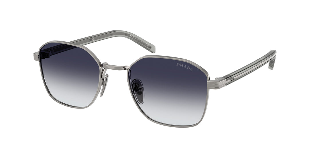 Okulary przeciwsłoneczne prada pr c50s 5av90s gris square masculino rozmiar 53mm - Widok główny