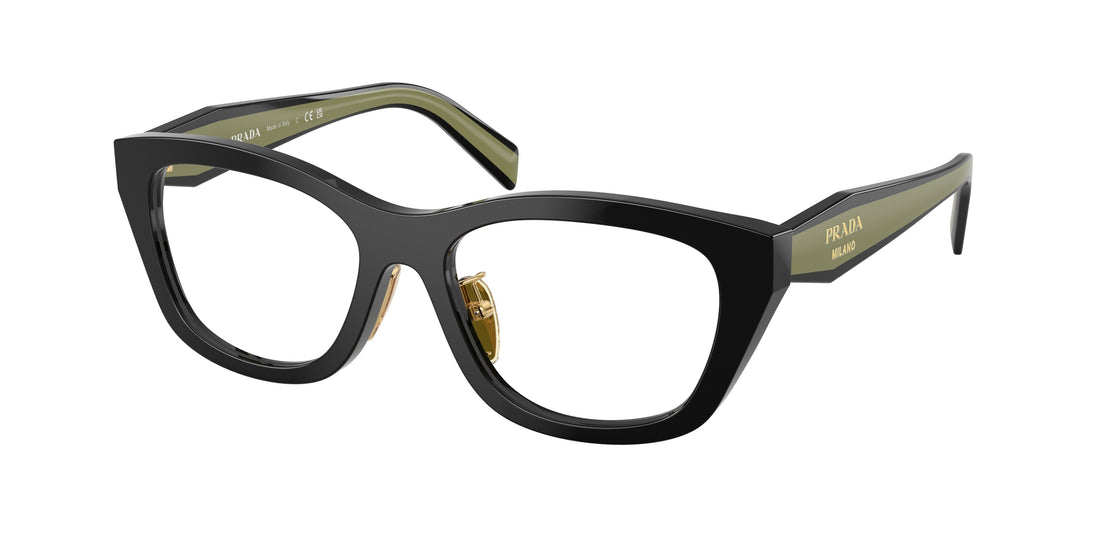 Gafas graduadas prada pr d11vd 03k1o1 negro irregular femenino talla 53mm - Vista principal